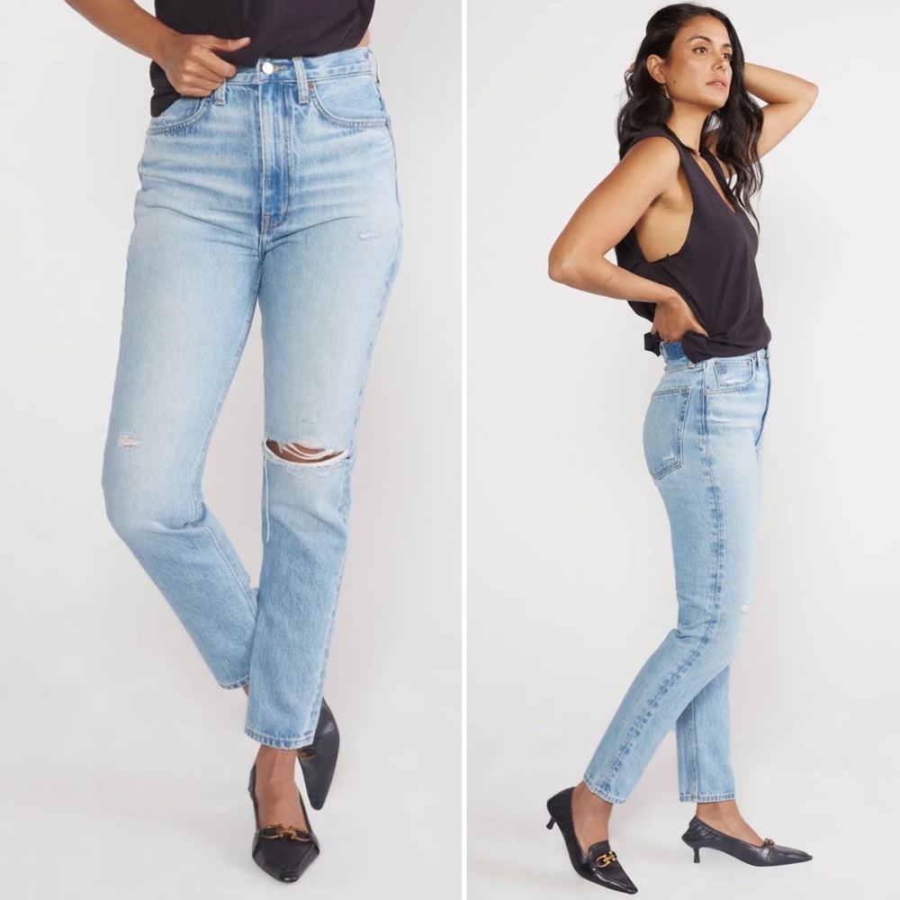 NWT ETICA 100% Organic Cotton Marcella High Rise Slim Jean Size 29